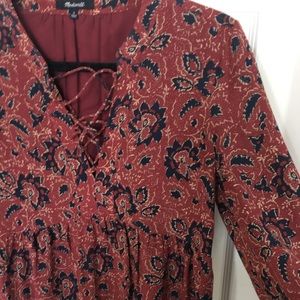 Gorgeous paisley dress from madewell.